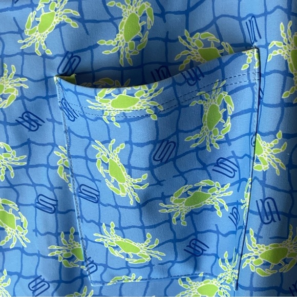 Southwind Apparel Skort Blue Crab Sea Beach Print XL - Picture 6 of 11